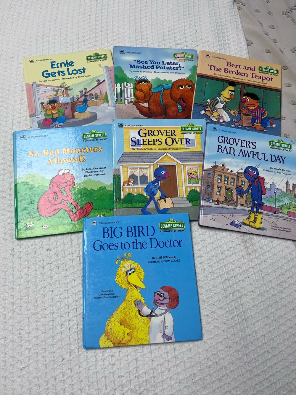 Sesame Street Book Lot - Bright Multicolor Covers